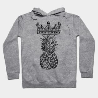 Pineapple King Illustration Hoodie